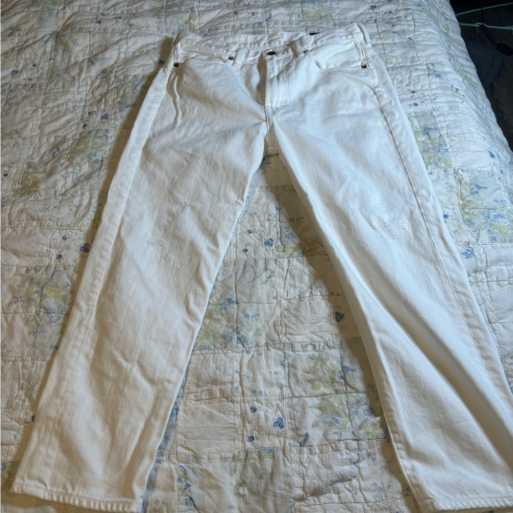 Vince White Denim Pants